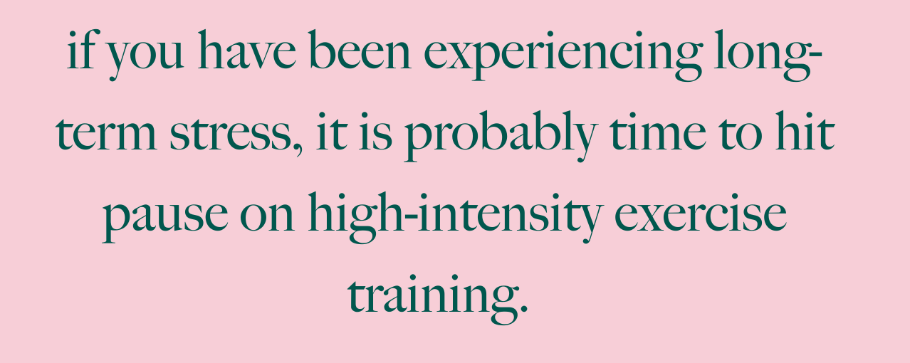 It might be time to hit pause on high-intensity exercise training.