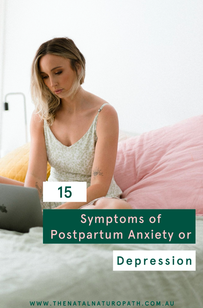 15 signs of Postpartum Anxiety